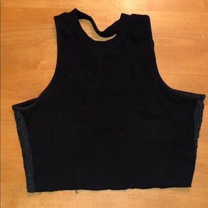 Boutique high neck tank top